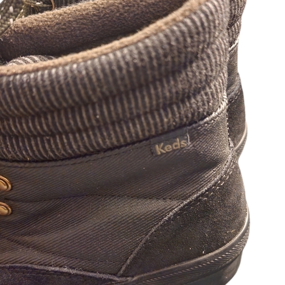 Keds Women's Black Lace-up Boots  - Sz. 9 - Picture 4 of 12